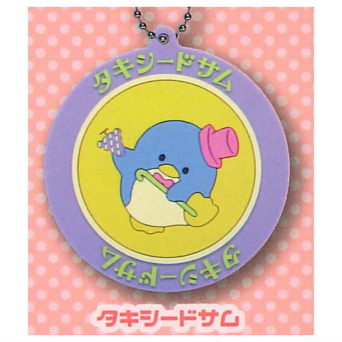 Sanrio Characters Retro Rubber Keychain [3.Tuxedo thumb]