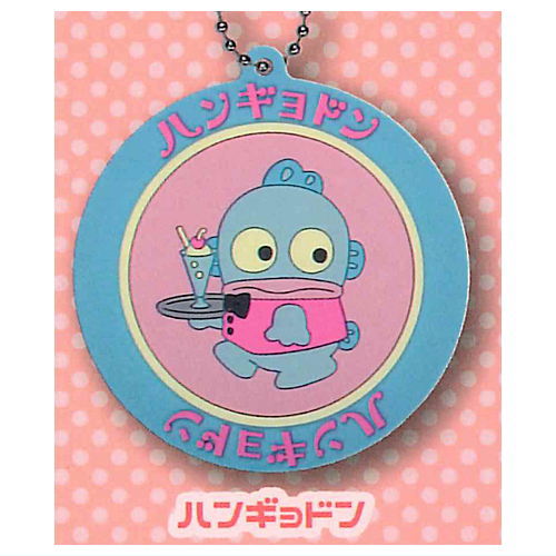 Sanrio Characters Retro Rubber Keychain [4.Hangyodon]