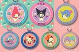 Sanrio Characters Retro Rubber Keychain [All 7 type set (Full Complete)]