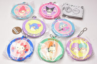 Sanrio Characters Retro Rubber Keychain [All 7 type set (Full Complete)]