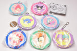 Sanrio Characters Retro Rubber Keychain [All 7 type set (Full Complete)]