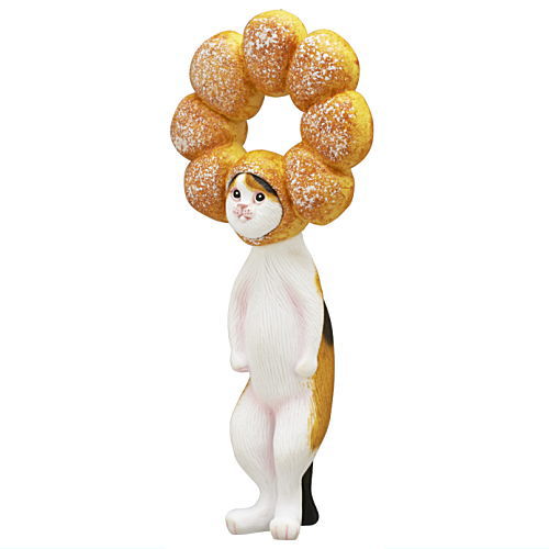 ART IN THE POCKET Ben Yamaguchi Kaburi cat donut [2.Mochimochi donut cat]