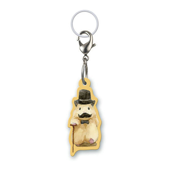 Hamster Life SUKEROKU Goods Part.3 [5.Mejirushi Acrylic Charm (Gentleman Sukeroku)]