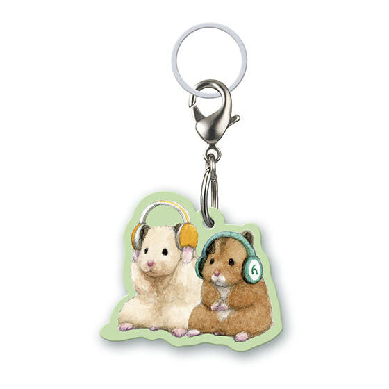 Hamster Life SUKEROKU Goods Part.3 [6.Mejirushi Acrylic Charm (Sukeroku and Jiro)]