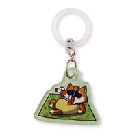 Mamekichi Mameko Neat's daily life Goods collection Part.2 [8.Mejirushi Acrylic Charm (Shinba)]