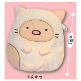 Sumikkogurashi Pokapokanekobiyori Fuwafuwa Pouch [3.Tonkatsu]