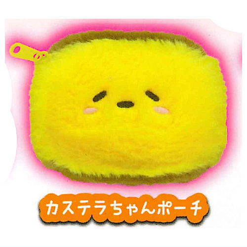 Art Univ. Techni Colour Nuigurumigapittarihairu! Mochipan Fuwafuwa Pouch Collection [2.Castella-chan Pouch]