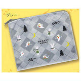 Keiko Sena Megane usagi funwari pouch [3.gray]