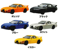 1/64 scale minicar MONO COLLECTION Mazda RX-7 FD3S [All 5 type set (Full Complete)]