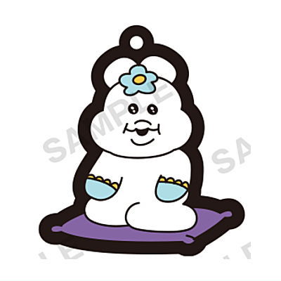 Oh, poor you! Npo-Chamu Capsule rubber strap vol.1 [6.Zabuton (Npo-Chamu)]
