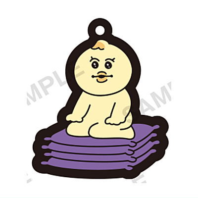 Oh, poor you! Npo-Chamu Capsule rubber strap vol.1 [7.Zabuton (Kimimaro)]