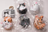 Manmaru Animals Manmaru cat Big sofubi [All 5 type set(Full Complete)]