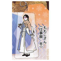 Osanpo wa kisetsu o matotte. Acrylic key chain Part.6 [4.Momoko san (work clothes, winter)]