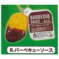 With sauce! chicken nugget mascot [2.barbecue sauce]