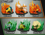 Pokemon Diorama Collect Fire & Grass [All 6 type set(Full Complete)]