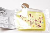 Pokepiece mini vinyl pouch with sticker [1.Pikachu & Pichu]