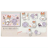 Pokepiece mini vinyl pouch with sticker [2.Scorbunny & Espurr]