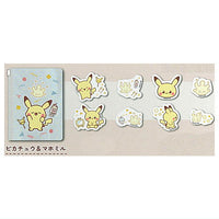 Pokepiece mini vinyl pouch with sticker [4.Pikachu & Milcery]