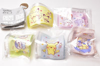 Pokepiece mini vinyl pouch with sticker [All 5 type set (Full Complete)]