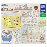 Pokepiece mini vinyl pouch with sticker [All 5 type set (Full Complete)]