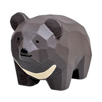 Wood carving artist Seiji Kawasaki Wood Carving Animals Mascot Figure Part.2 [1.Asiatic black bear]