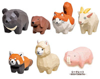 Wood carving artist Seiji Kawasaki Wood Carving Animals Mascot Figure Part.2 [All 7 type set (Full Complete)]