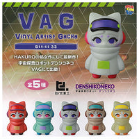 VAG SERIES33 Space Exploration Robot Denshikoneko [All 5 type set(Full Complete)]