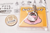 Panty Rabbit acrylic key chain [7.Face (orange)]