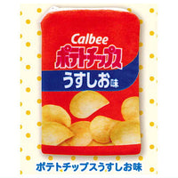 Calbee Fluffy Pouch [1.Potato Chips Lightly Salted]