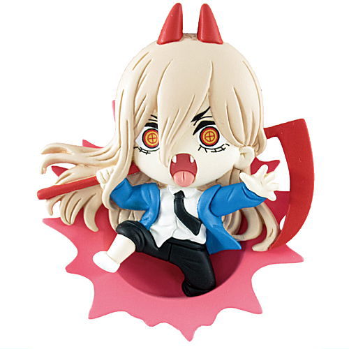 Buchimasu! Chainsaw Man Relief figure magnet [2.Power]