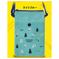 Keiko Sena Megane usagi shoulder pouch [1.Light blue]