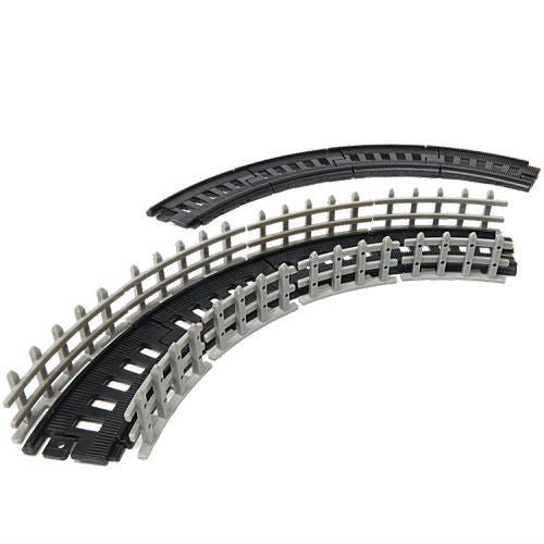 Mini Motor Train Part.2 N700A Shinkansen & E5 Series Shinkansen [14.[Structure] Curved rail x 8 Curved fence (inside) x 4 Curved fence (outside) x 4]