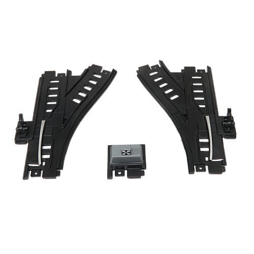 Mini Motor Train Part.2 N700A Shinkansen & E5 Series Shinkansen [15.[Structure] Double track point rail bollard]