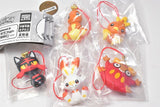 Pokemon PETANCO Mascot Type Fire [All 5 type set(Full Complete)]