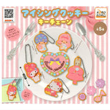 Sanrio Characters Icing Cookie Keychain [All 5 type set (Full Complete)]