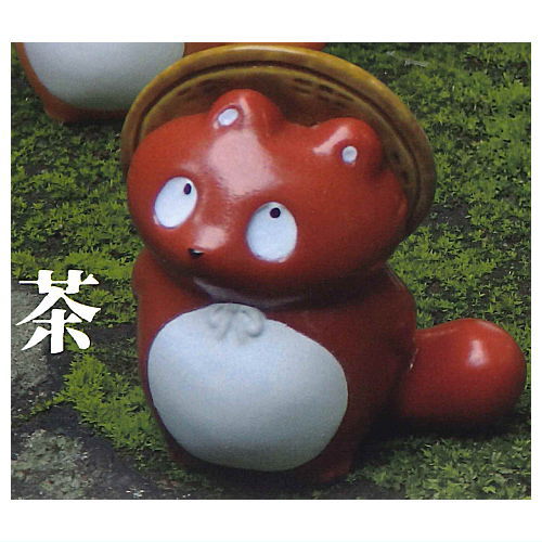 Bonyari kodanuki Sofubi Figure [1.Brown]