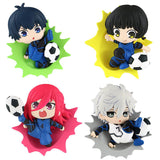 Buchimasu! Bluelock Relief Figure Magnet [All 4 type set(Full Complete)]