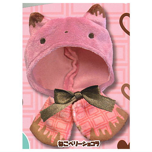 Okigae poncho sweet [1.Cat berry chocolate]
