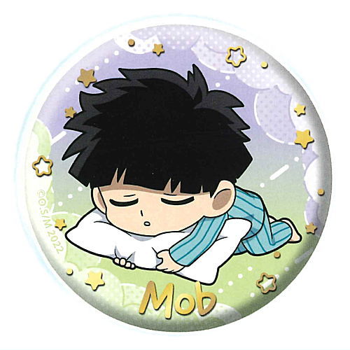 Mob Psycho100 Capsule Can Badge & Cover Suyarin ver. [1.Shigeo Kageyama]