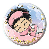 Mob Psycho100 Capsule Can Badge & Cover Suyarin ver. [6.Katsuya Serizawa]