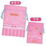 Sylvanian Families Odekake Pouch & Tote Bag [3.Futon kinchaku (pink)]