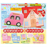 Sylvanian Families Odekake Pouch & Tote Bag [All 5 type set(Full Complete)]