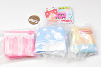 Sylvanian Families Odekake Pouch & Tote Bag [Assorted 3 type set (3.Futon kinchaku (pink)/4.Futon kinchaku (Mizuiro)/5.Balloon pouch)]