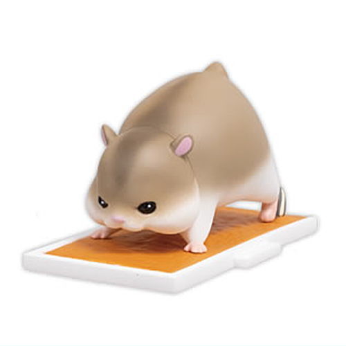 Crouching Ham start! mascot figure [3.Djungarian Normal]