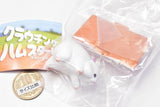 Crouching Ham start! mascot figure [4.Djungarian snow white]