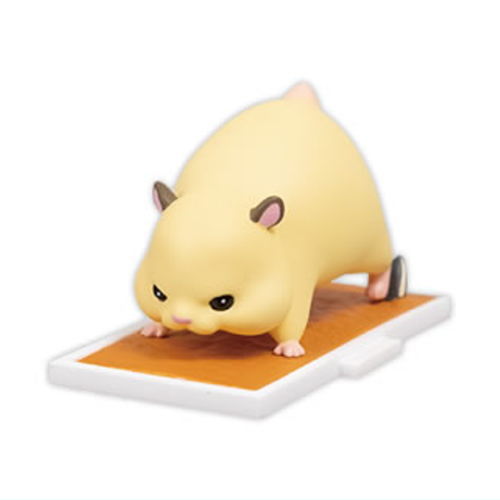Crouching Ham start! mascot figure [6.Kinkuma hamster]