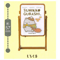 Sumikkogurashi Cafe Sumikko Miniature Signboard Light [1.Shirokuma]