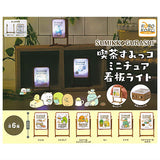 Sumikkogurashi Cafe Sumikko Miniature Signboard Light [All 6 type set(Full Complete)]