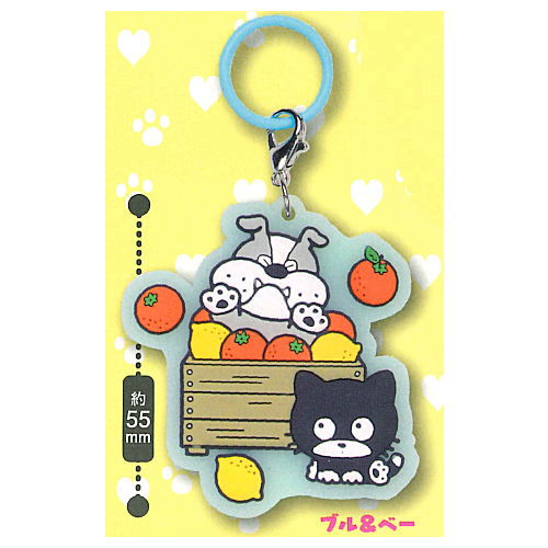 Tama & Friends Mejirushi Rubber Mascot [6.Bull & Beh]