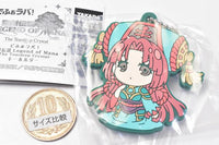 Deformed Rubber! Legend of Mana The Teardrop Crystal Keychain [6.Florina]